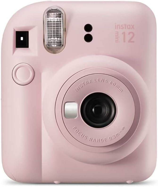 Fujifilm Instax Mini 12 Sofortbildkamera mit 20 Aufnahmen, Blossom Pink